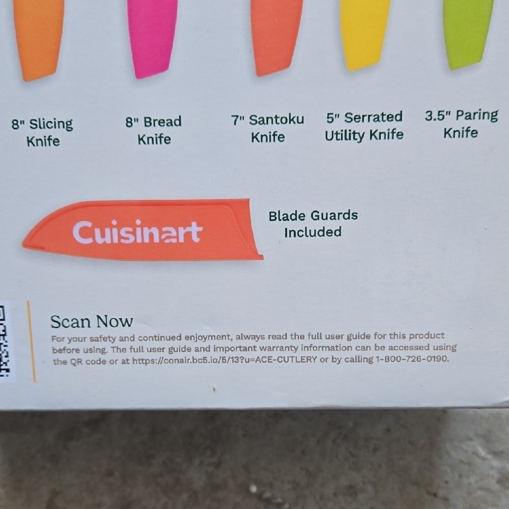 Cuisinart Advantage 12-piece Nonstick-Coated Set Knife Set - NEW - Picture 7 of 9